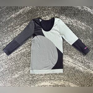 Stella Mccartney for Adidas Purple 3/4 Sleeve Active Top - S